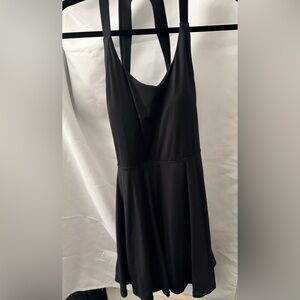 HALARA Black Dress - with built in shorts/pockets (in shorts underneath skirt)